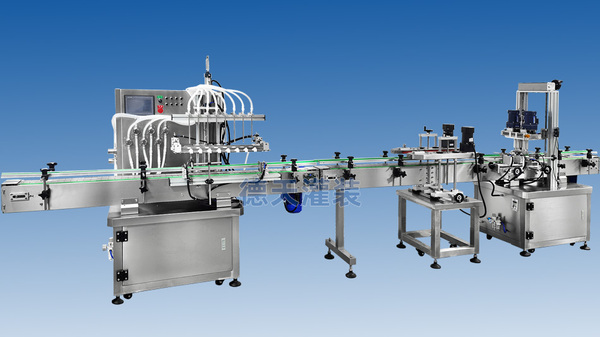 8頭泵式全自動灌裝旋蓋生產線